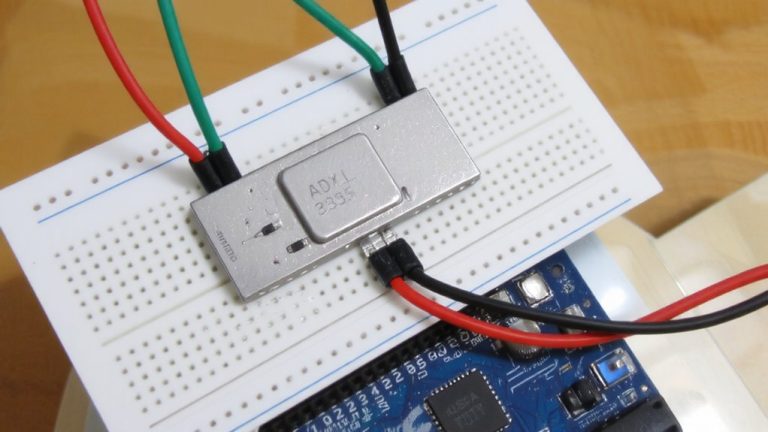 adxl335 tilt sensor data