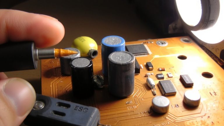 capacitor replacement on esc