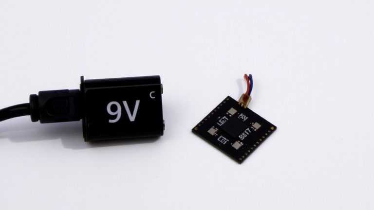 clean 3 3v from 9v battery