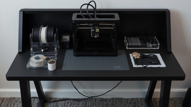 desks for 3d printer organization
