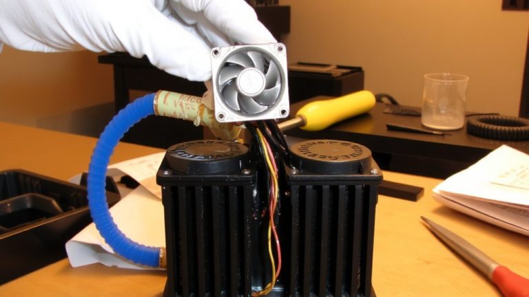 fan cooling for escs
