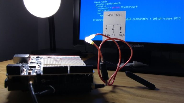 hash tables for arduino commands