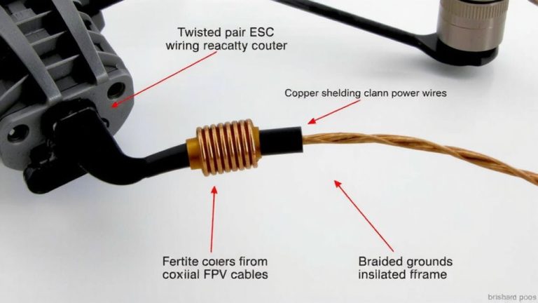 mitigate esc emi in fpv