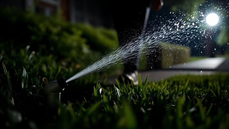 motion activated sprinklers deter intruders
