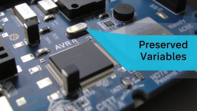 preserve variables across resets