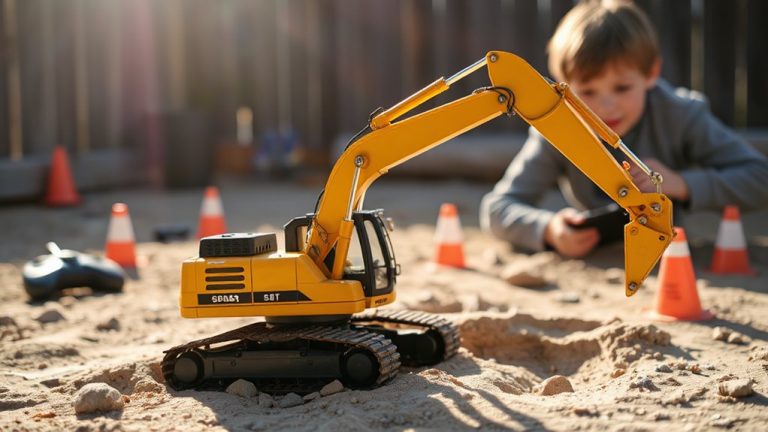 remote controlled excavators for kids