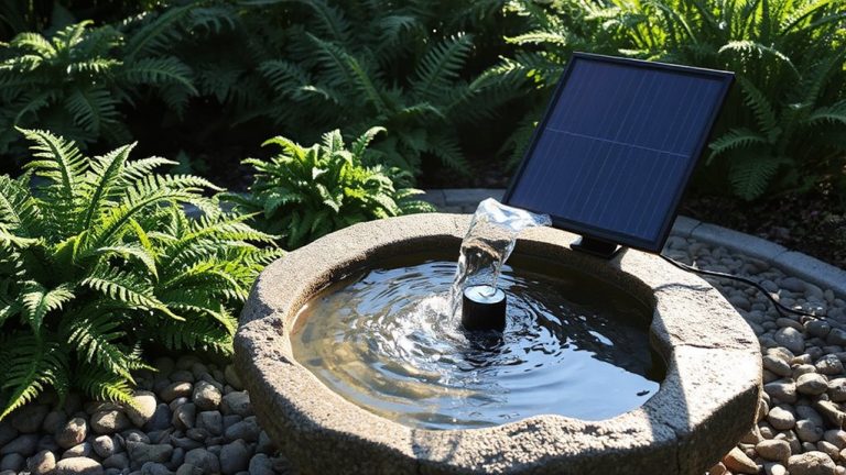 solar fountain pump with battery