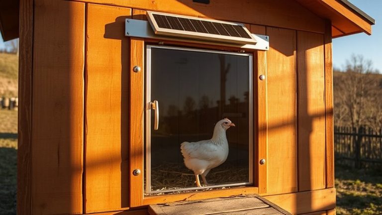 solar powered coop doors