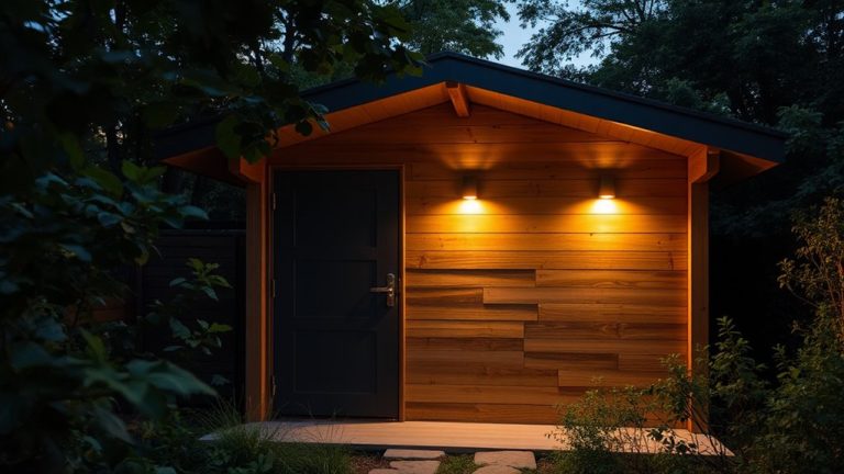 solar powered shed lighting