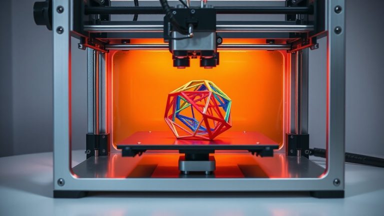 vibrant multi color 3d printers